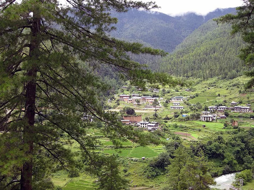 Bhutan's valley