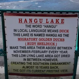 Boating at Hangu lake