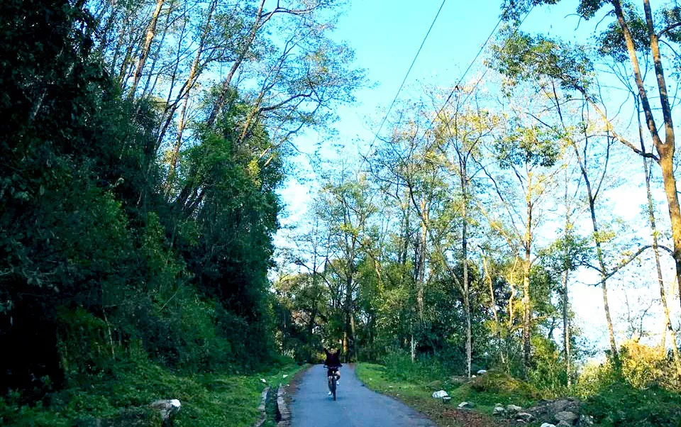 Cycling in Bhusuk