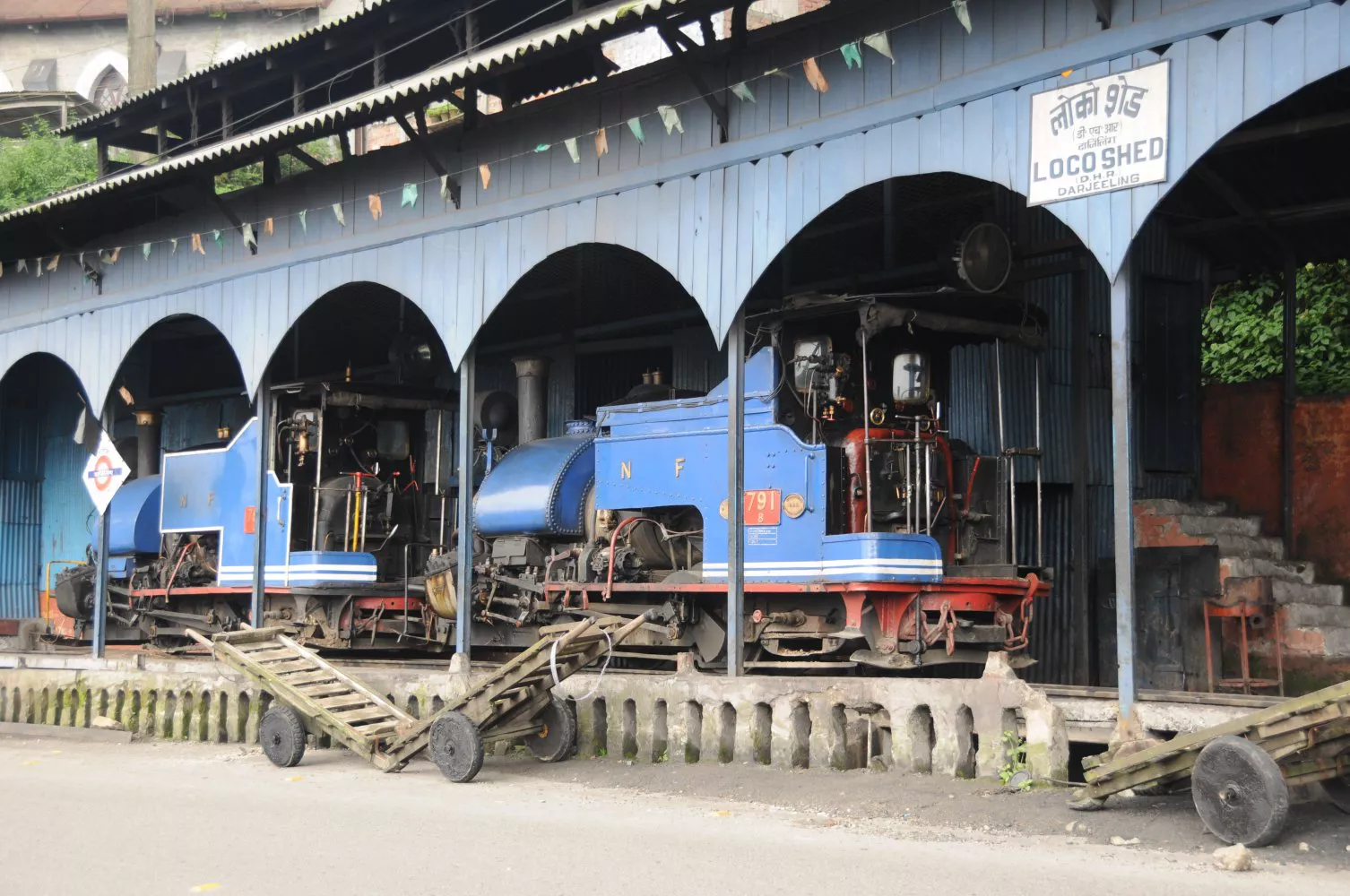 Tindharia Loco Shed the only Loco Shed in the hills of Darjeeling