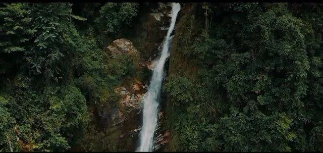 Changay Falls a three steps waterfalls near Kolakham village