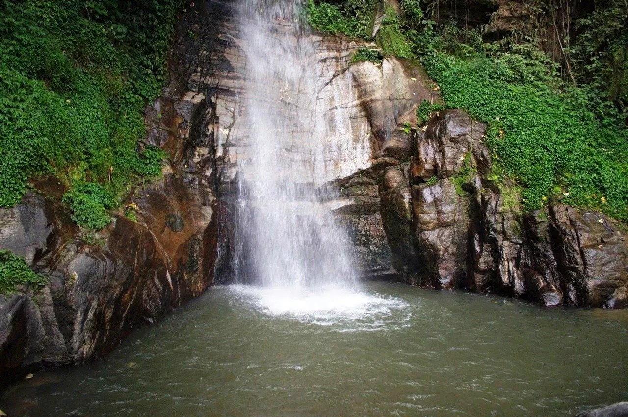 Waterfall in East Sikkim