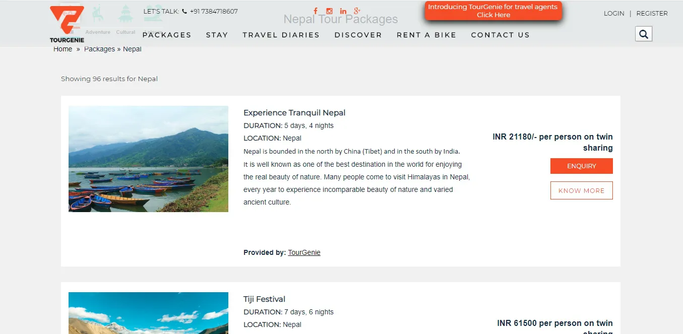 travel website 2