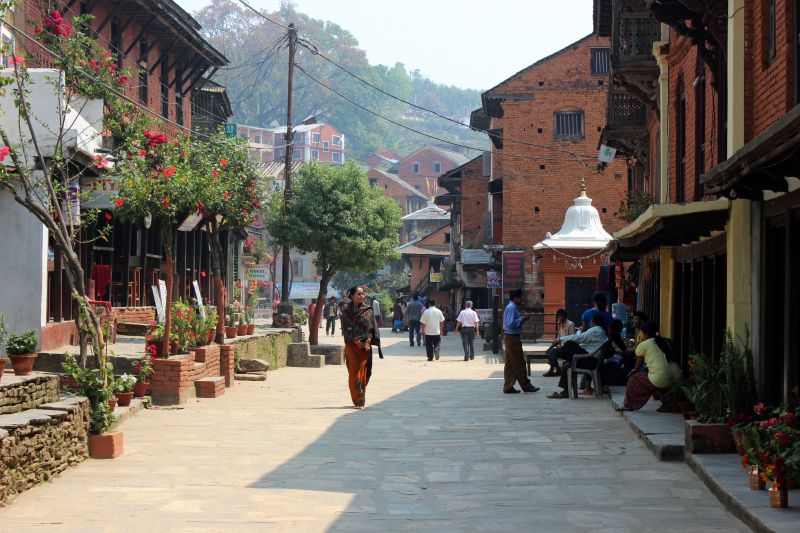 Street in Bandipur, Nepal