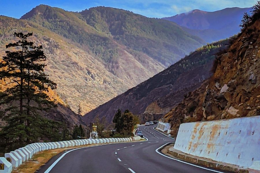 bhutan travel by road