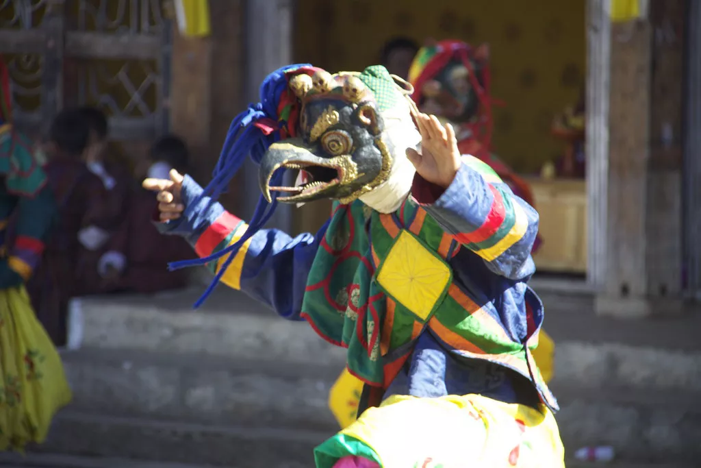 Man with mask